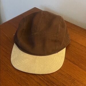 New Era Brown and Tan Hat